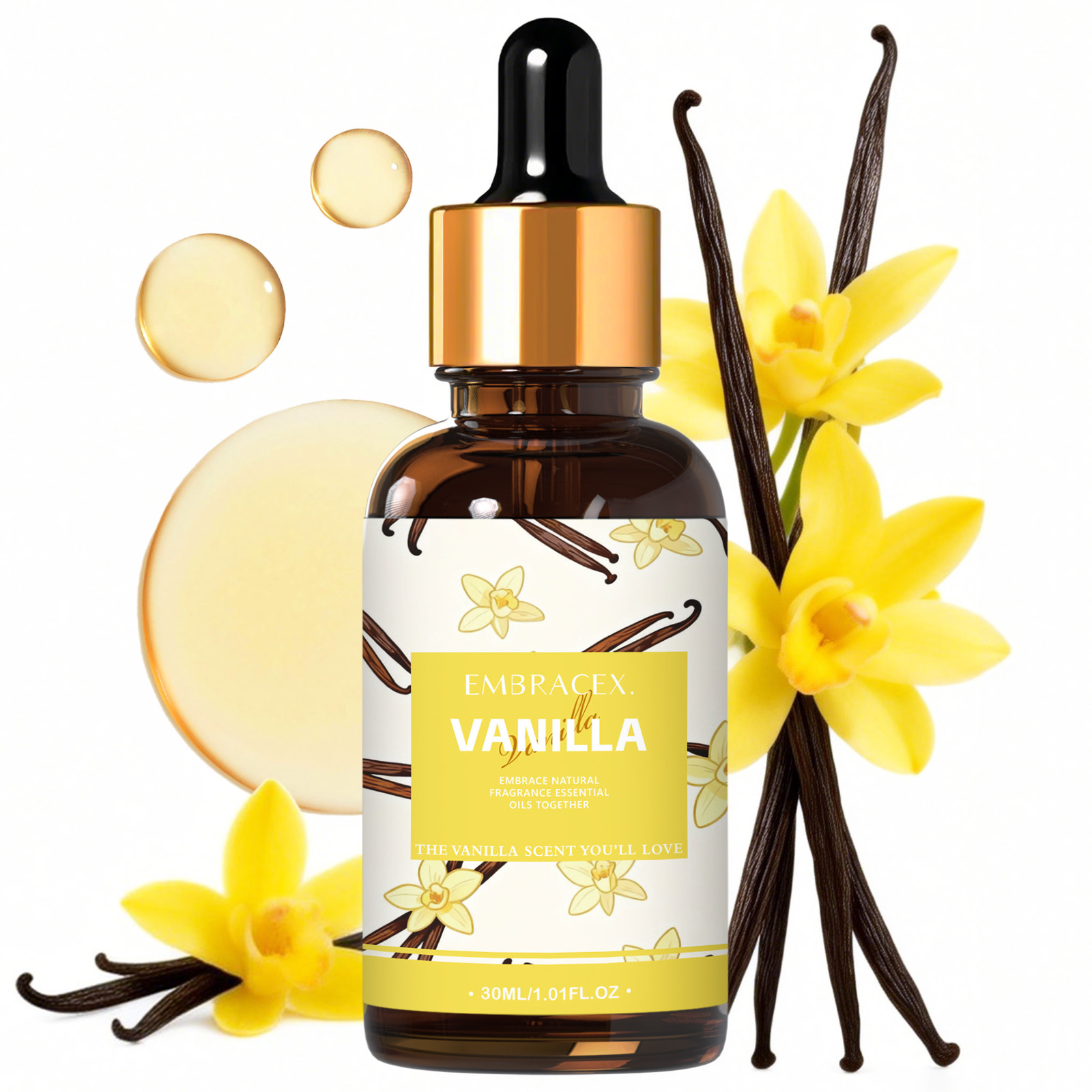 Perfume Fragrance Oil - زيت الفانيليا العطري 30 مل للناشرات