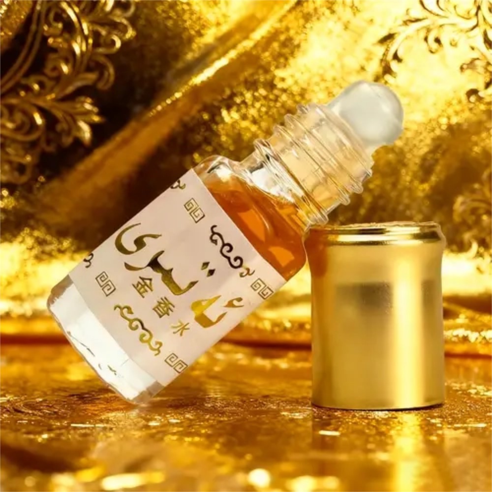 Perfume Fragrance Concentration - عطر عربي ذهبي مركز على شكل