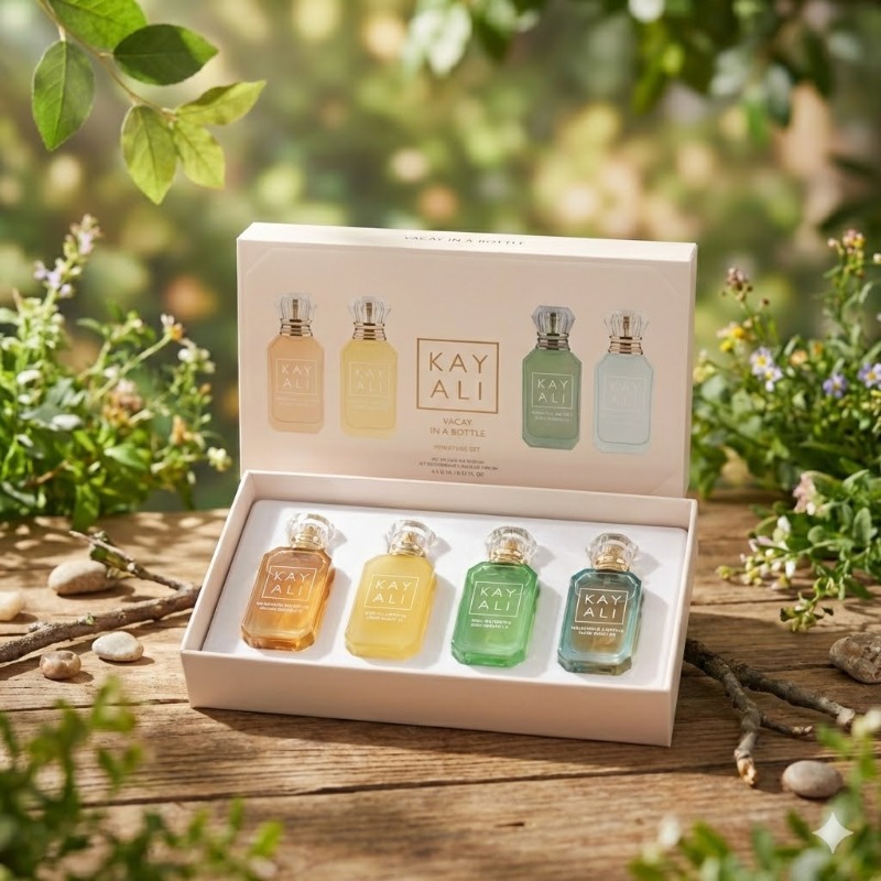 Perfume Fragrance Samples - مجموعة عطور كايالي للجنسين 4*10 مل،