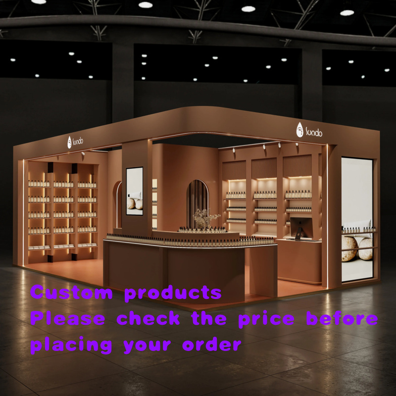 Perfume Fragrance Shop - تصميم أنيق لكشك العطور، منصة عرض