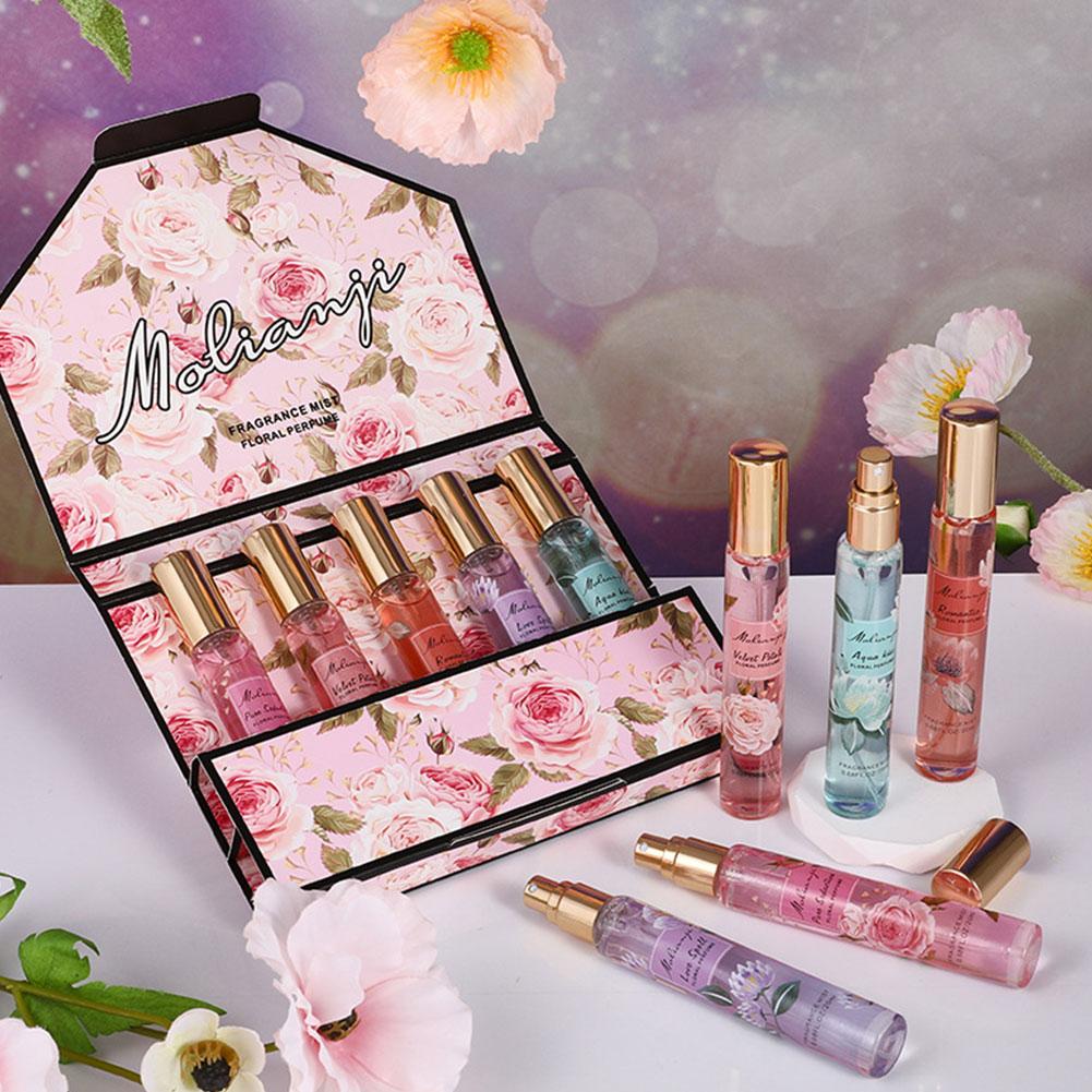 Perfume Fragrance Rose - مجموعة هدايا عطر الورد الكلاسيكي للنساء،