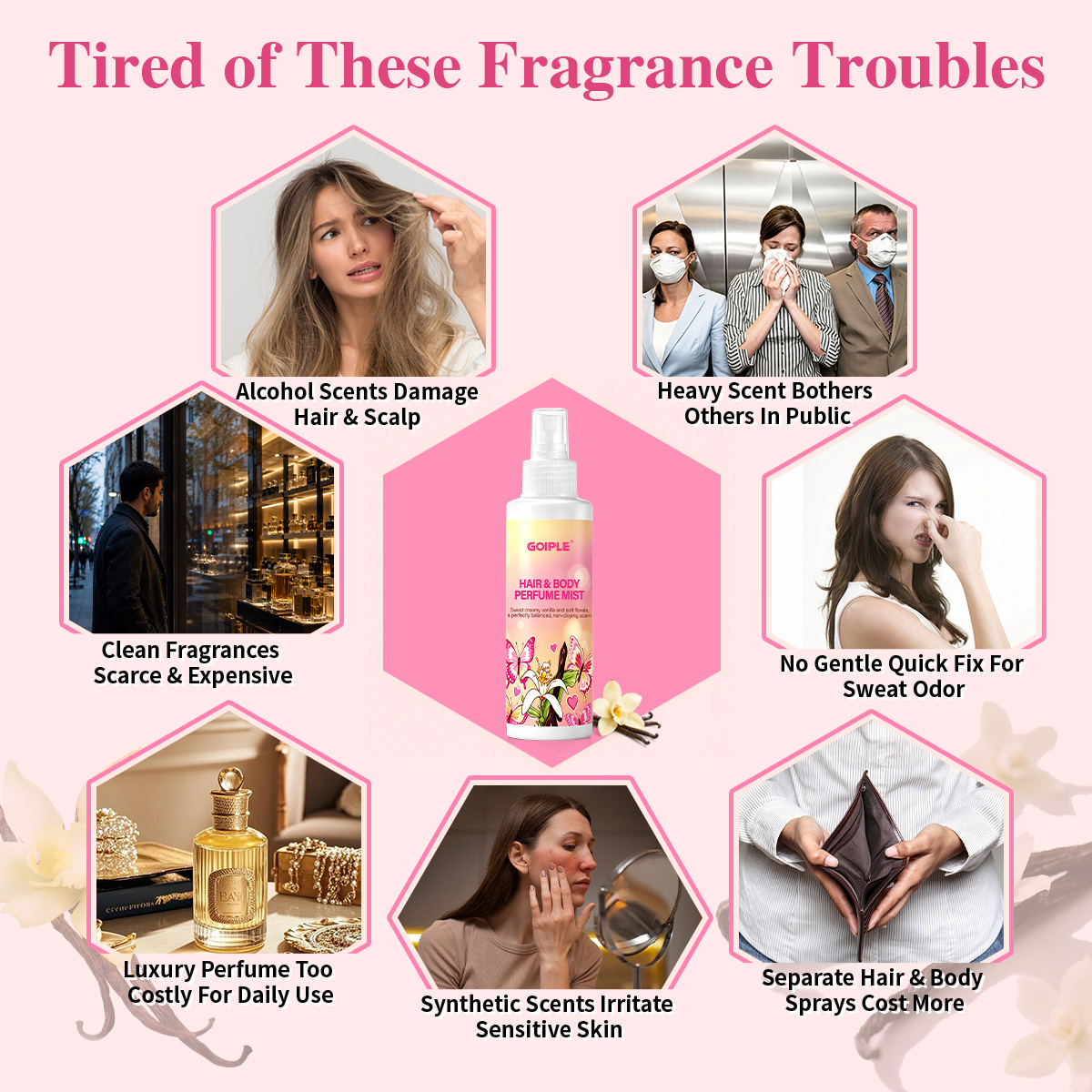 رذاذ عطري للشعر والجسم، عطر خف - مراجعة Fragrance Perfume For Hair وسعره