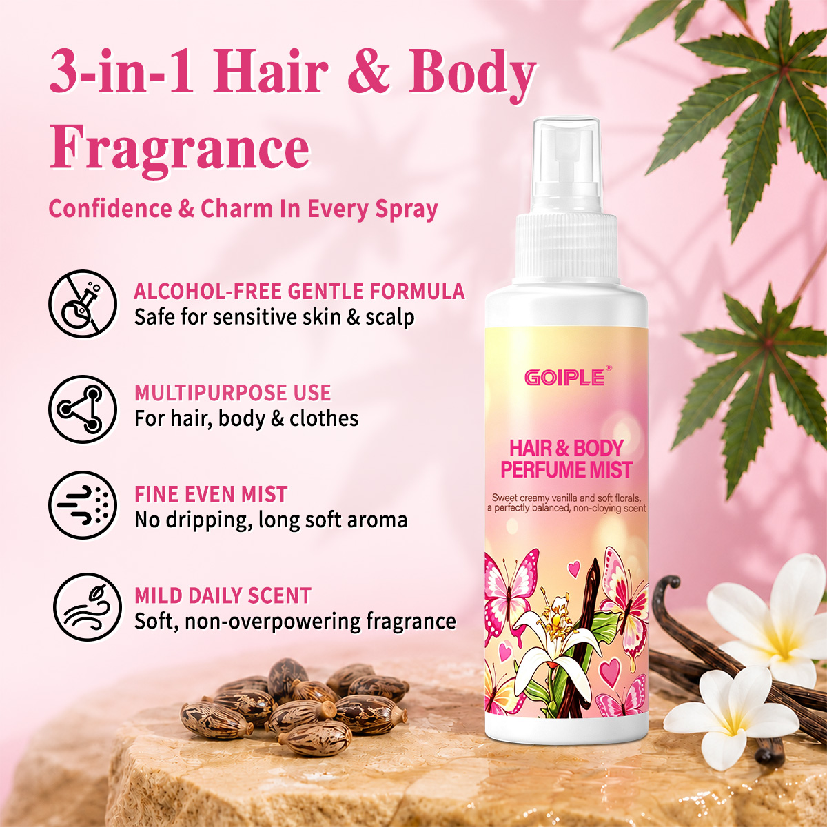رذاذ عطري للشعر والجسم، عطر خف - مراجعة Fragrance Perfume For Hair وسعره
