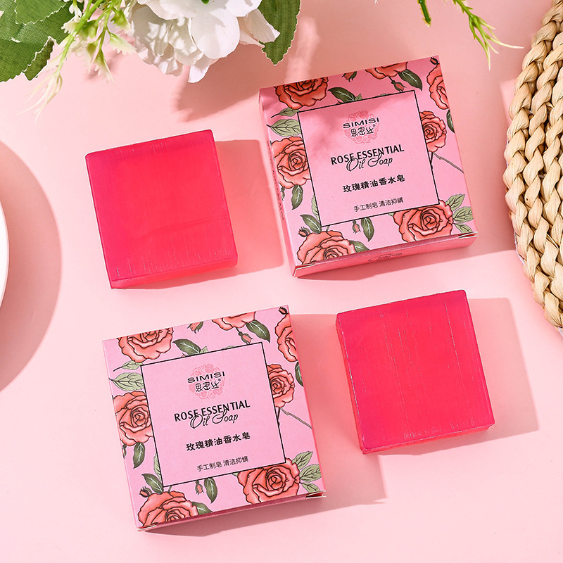 صابون الزيوت العطرية بالورد، ص - مراجعة Perfume Fragrance Rose وسعره