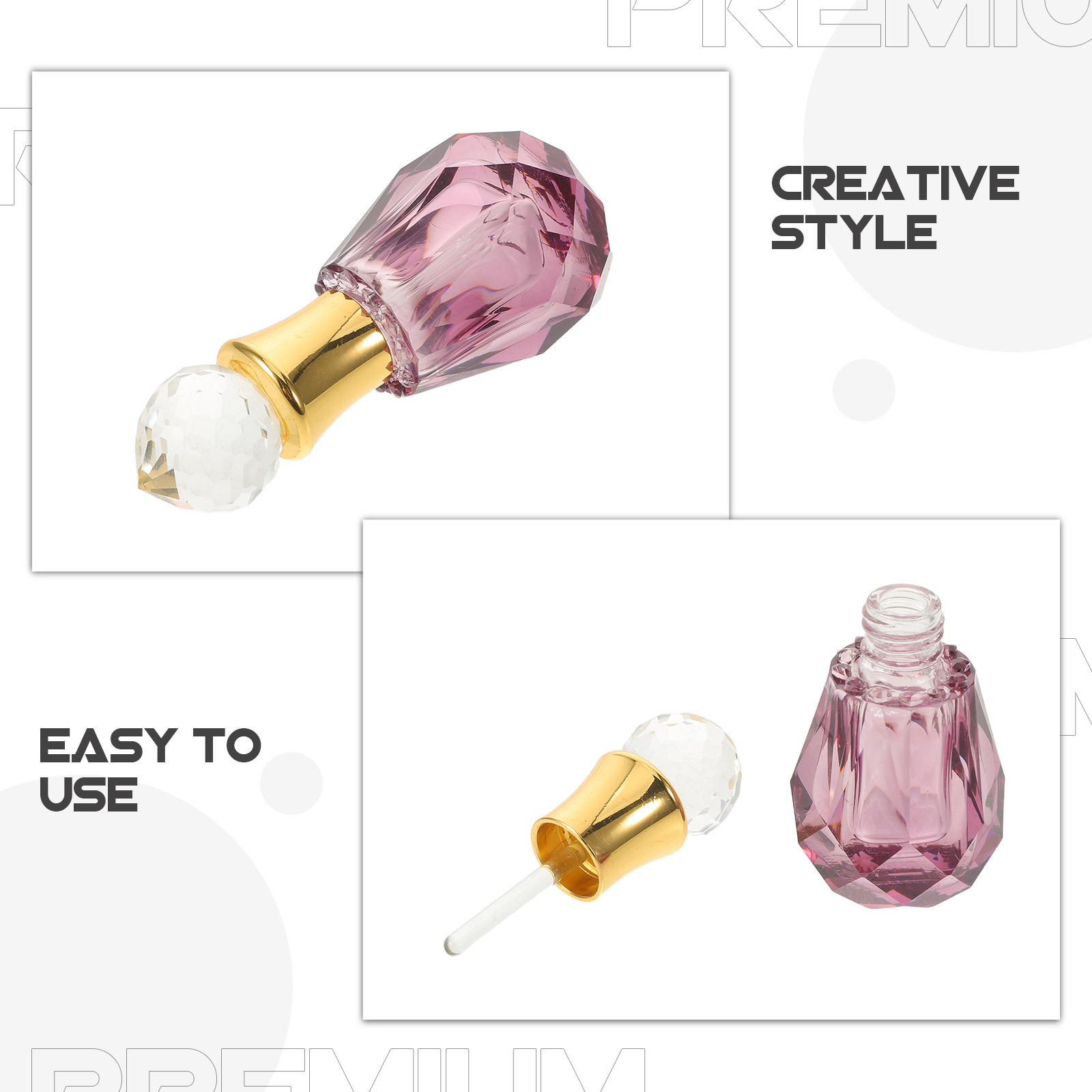 زجاجة عطر فارغة سعة 6 مل مع قط - مراجعة Perfume Fragrance Essential Oil وسعره